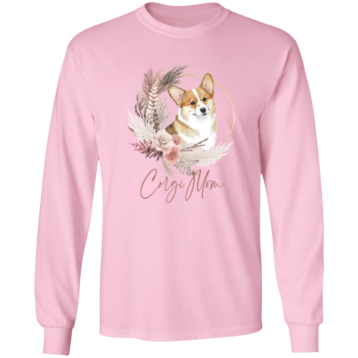 Corgi Mom Boho Wreath - T-shirts, Hoodies and Sweatshirts