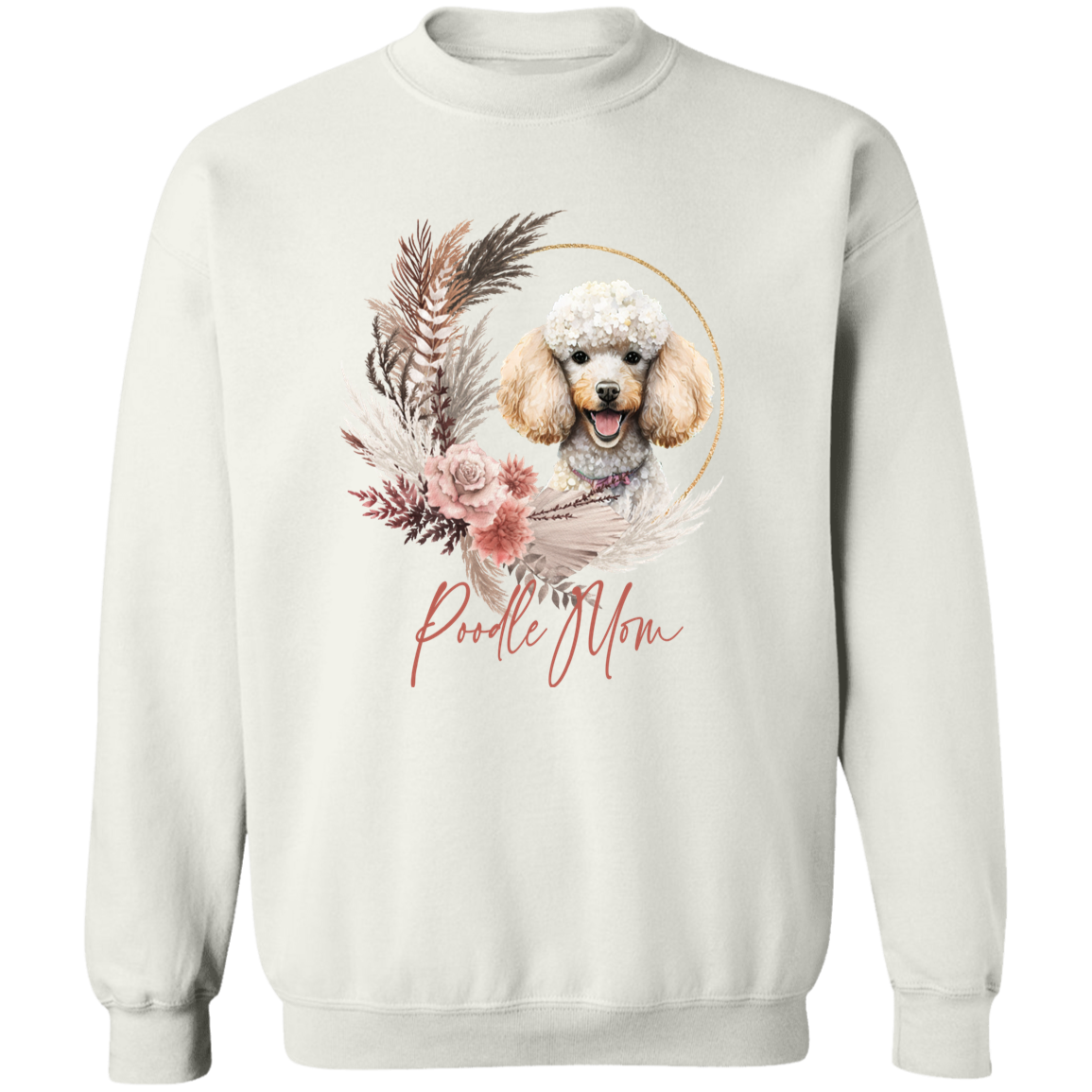 Poodle Mom Boho Wreath - T-shirts, Hoodies and Sweatshirts