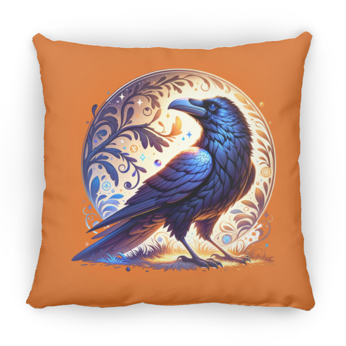 Raven Sphere - Throw Pillows