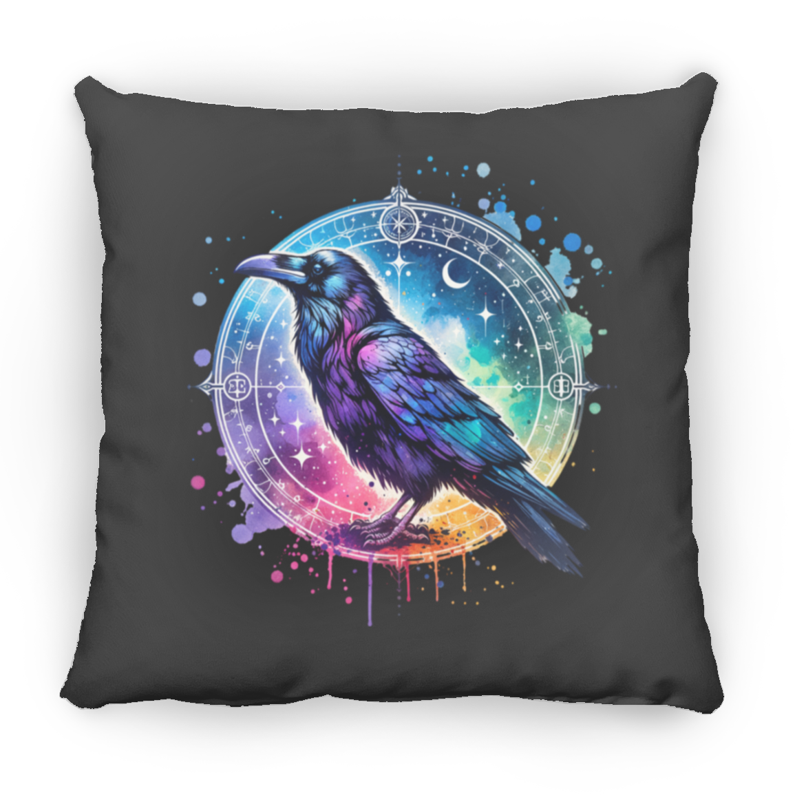 Raven Compass - Throw Pillows