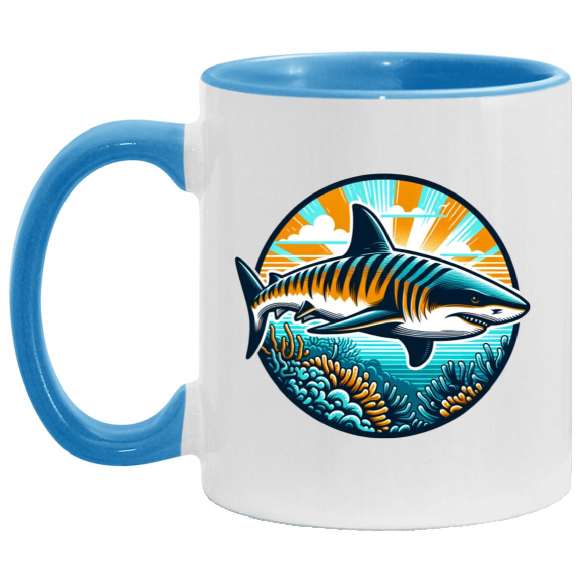 Tiger Shark Graphic Mugs
