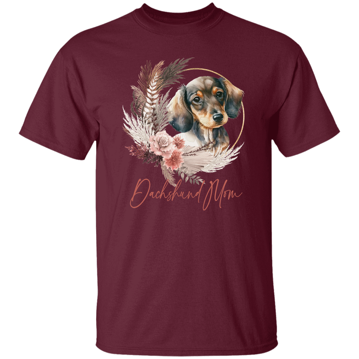 Dachshund Mom Boho Wreath Tshirts, Hoodies and Sweatshirts