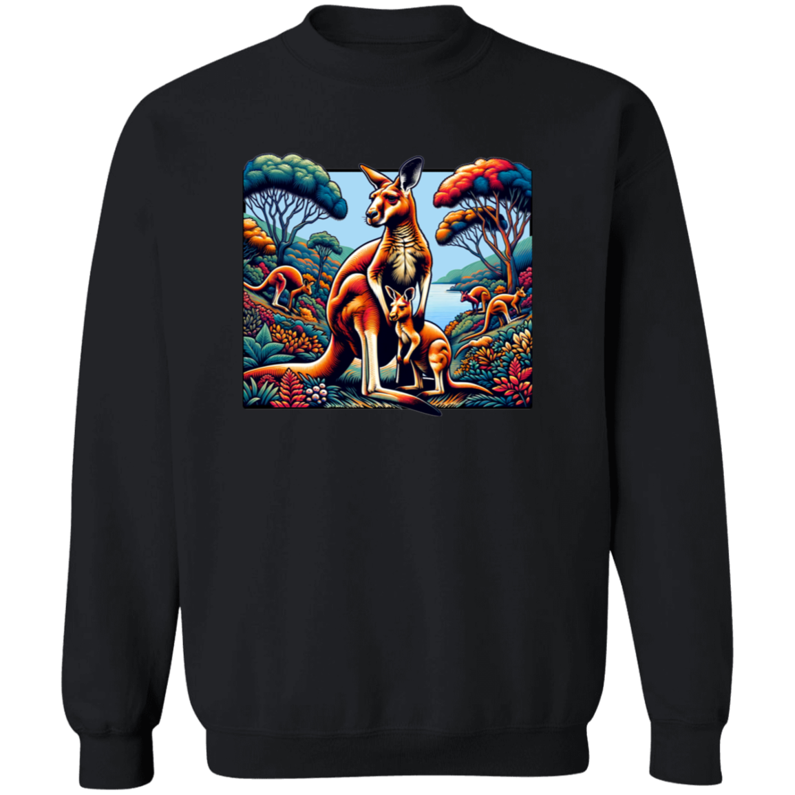 Troupe of Kangaroos Graphic - T-shirts, Hoodies and Sweatshirts