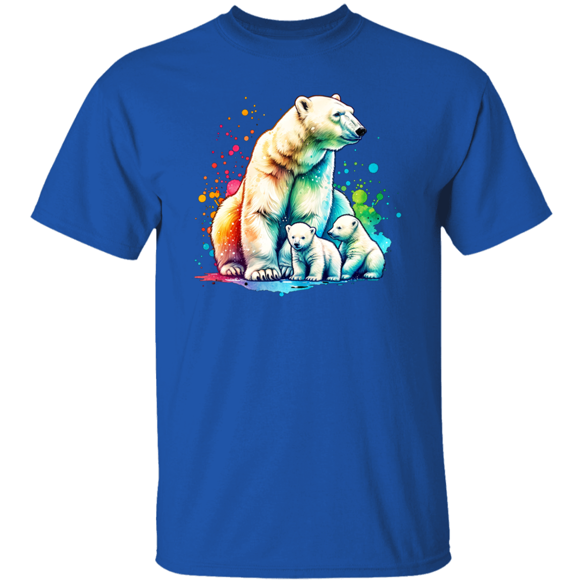 Polar Bear Mom with Cubs - T-shirts, Hoodies and Sweatshirts