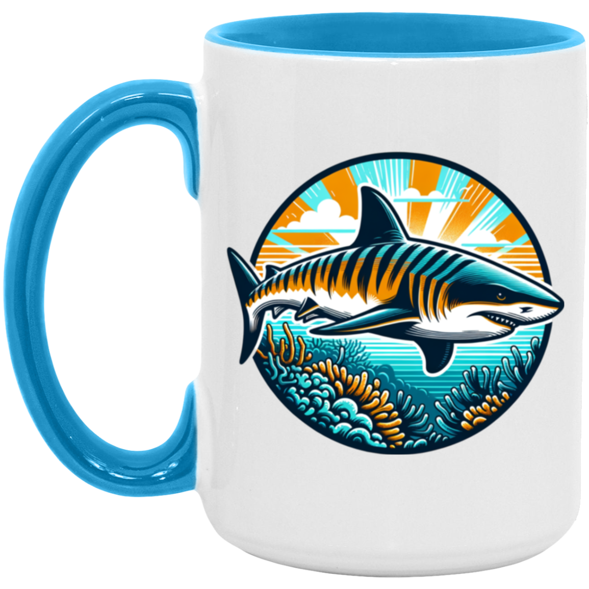 Tiger Shark Graphic Mugs
