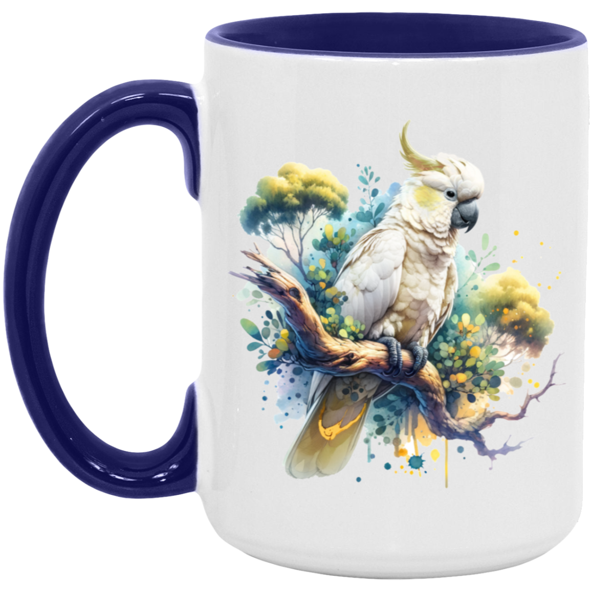 Cockatoo in Tree - Mugs