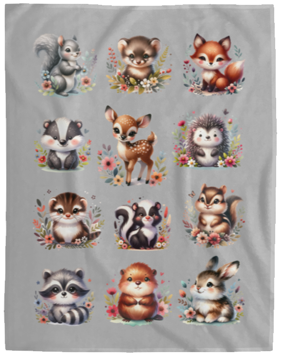 Forest Babies Blanket Fleece Blankets