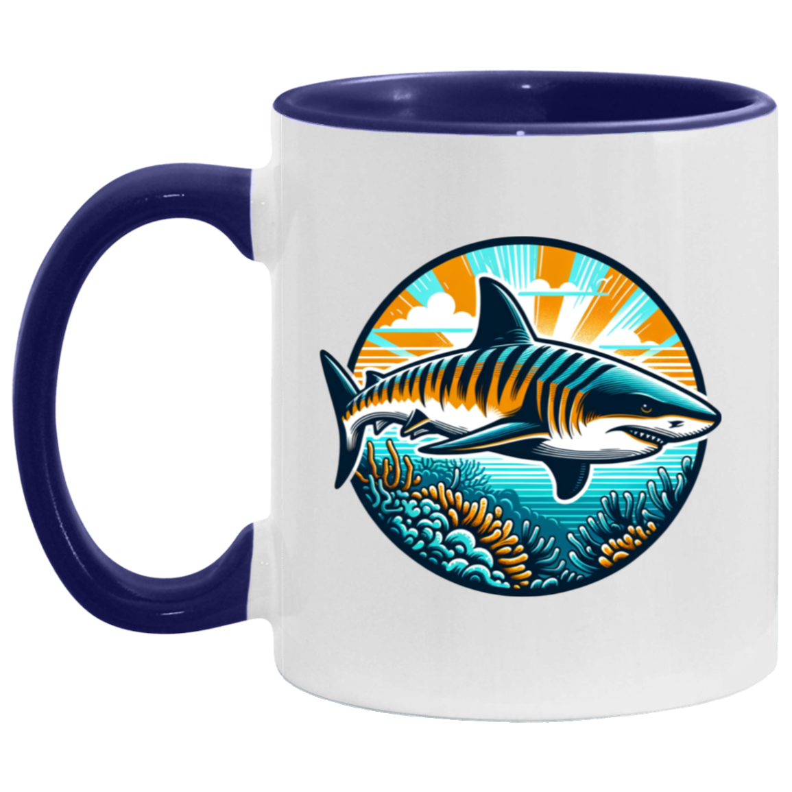 Tiger Shark Graphic Mugs