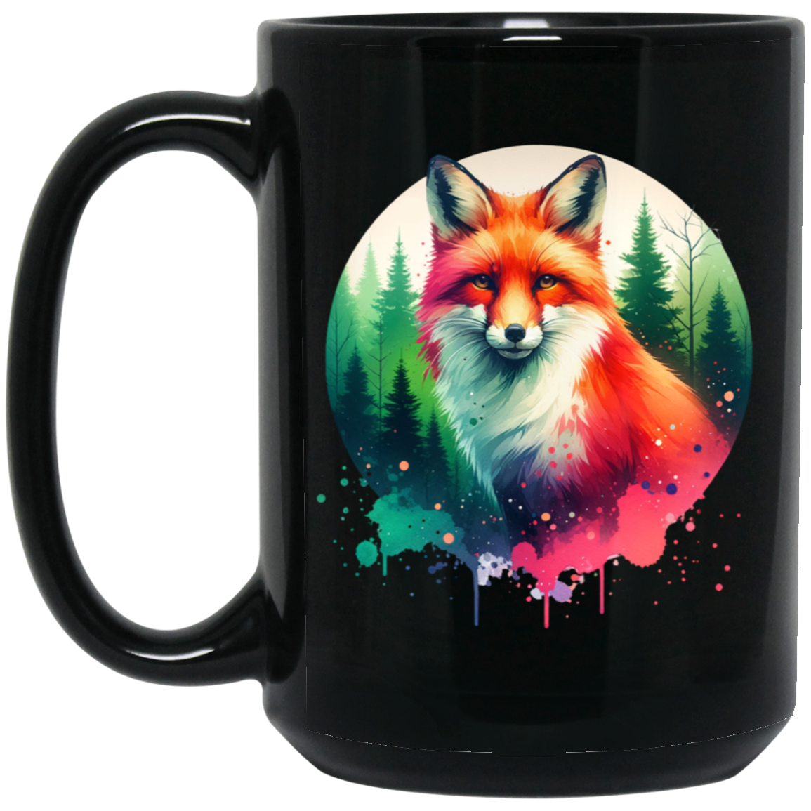 Fox Forest Circle - Mugs
