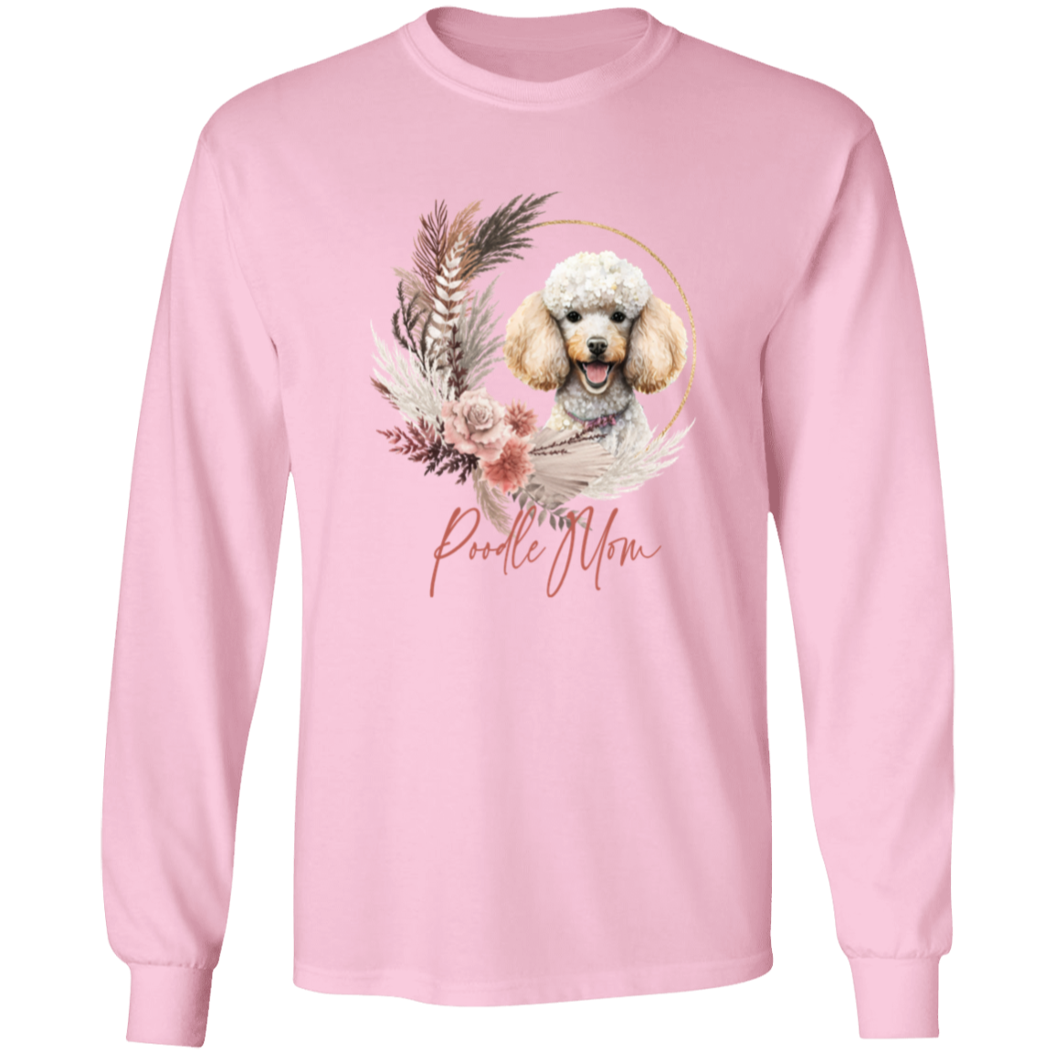 Poodle Mom Boho Wreath - T-shirts, Hoodies and Sweatshirts