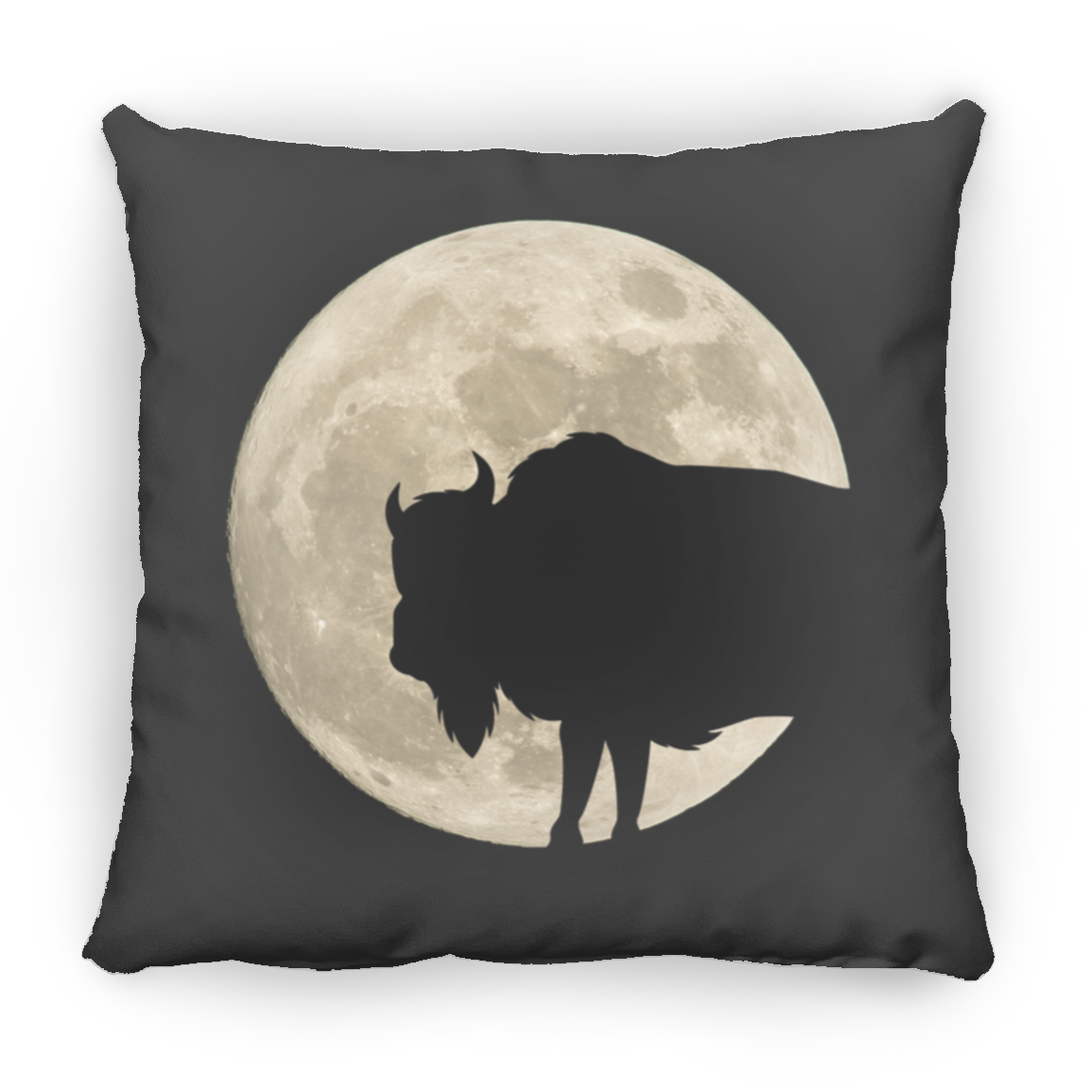 Bison Moon - Throw Pillows