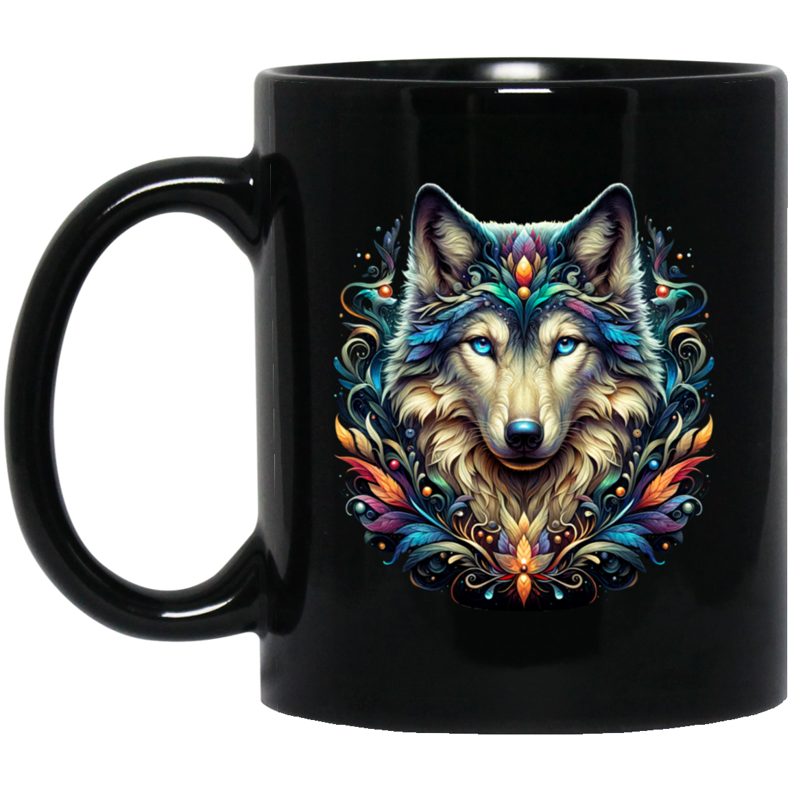 Wolf Face Mugs