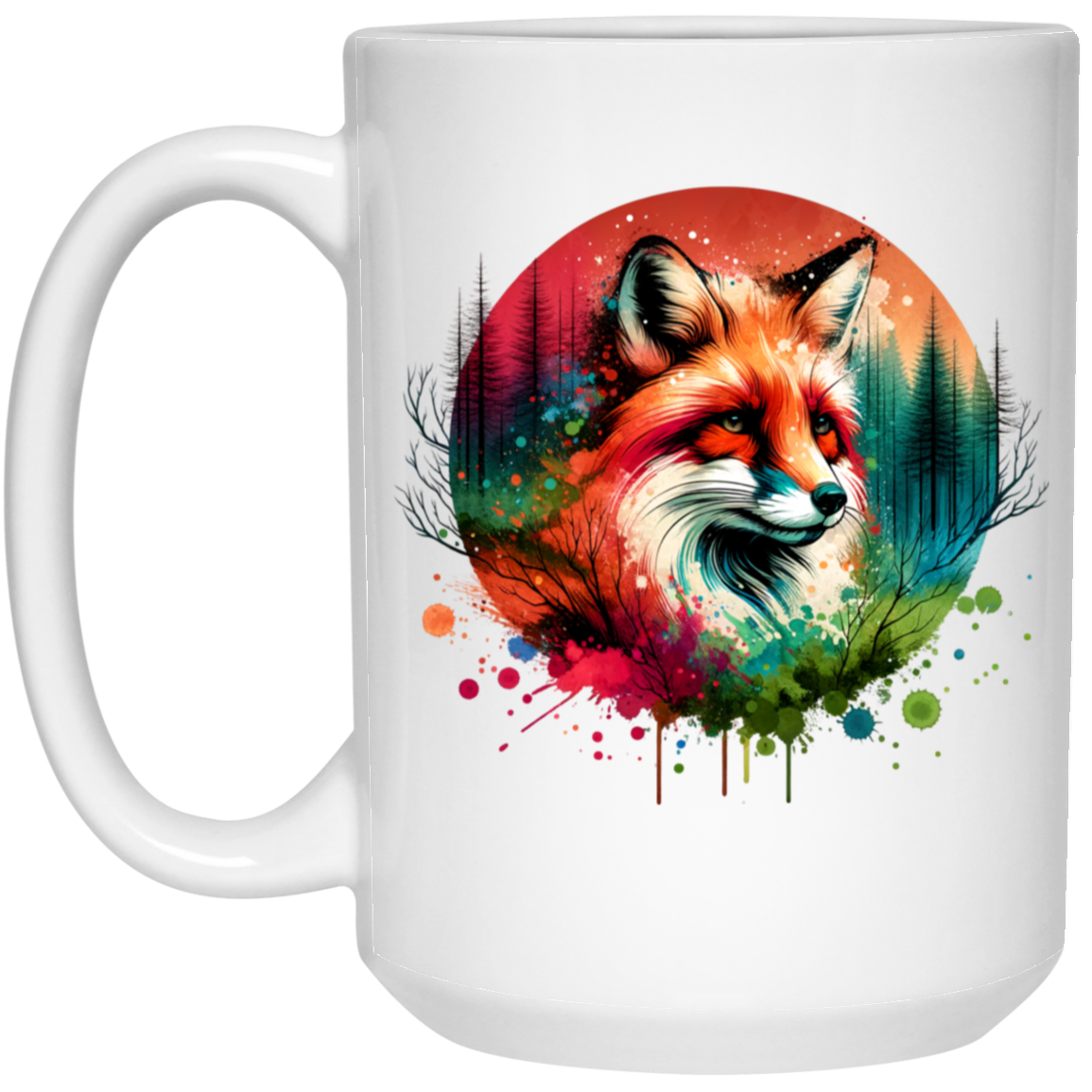 Fox Portrait - Mugs