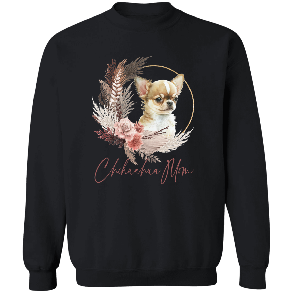 Chihuahua Mom Boho Wreath - T-shirts, Hoodies and Sweatshirts
