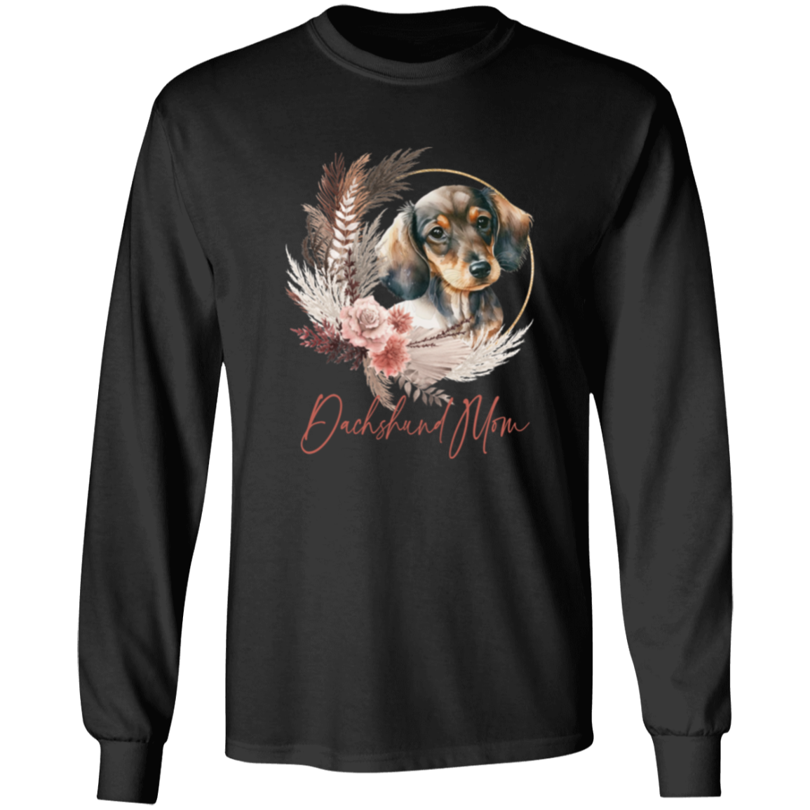 Dachshund Mom Boho Wreath Tshirts, Hoodies and Sweatshirts