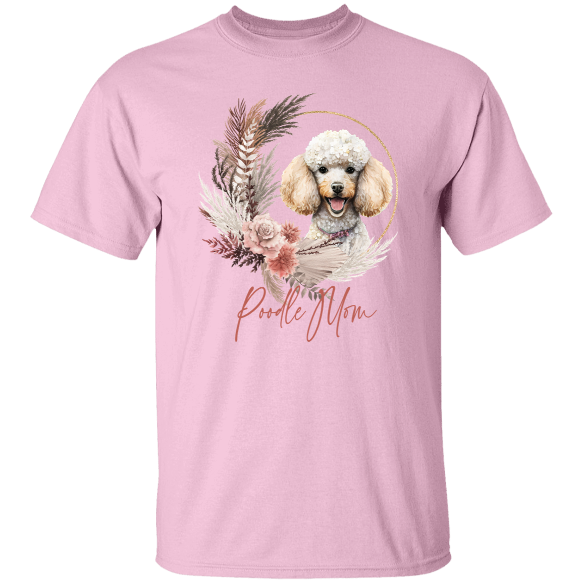 Poodle Mom Boho Wreath - T-shirts, Hoodies and Sweatshirts