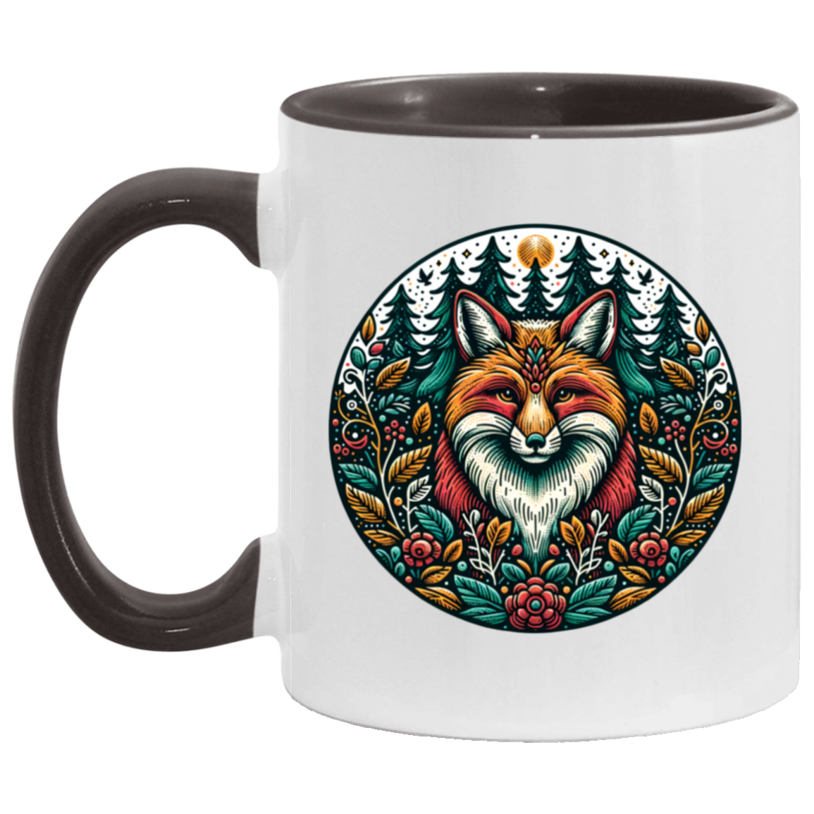 Fox Circle Folk Art - Mugs