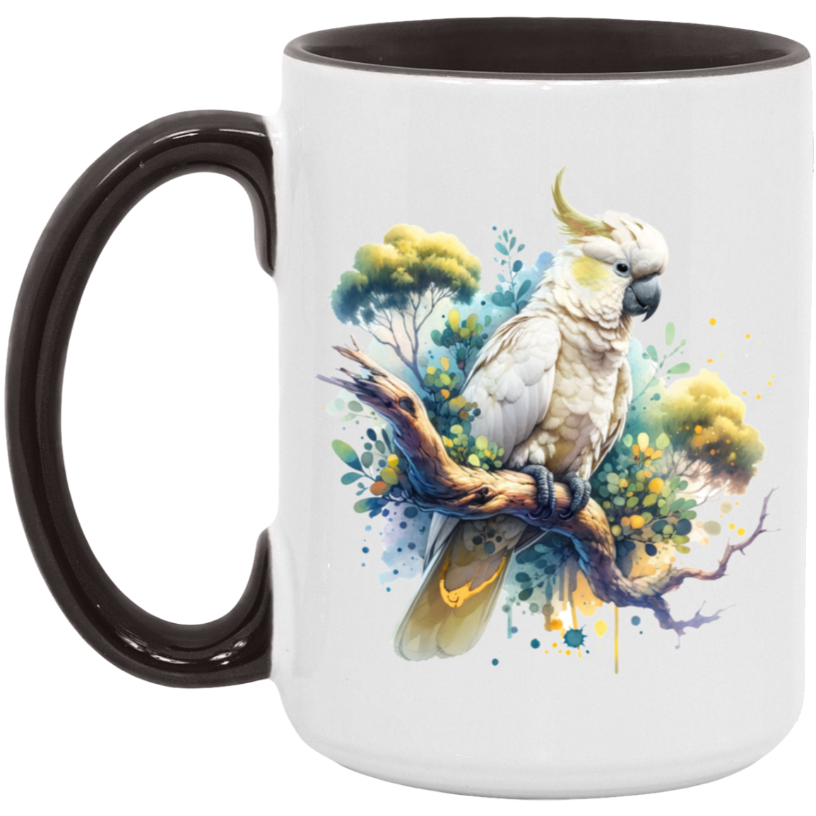 Cockatoo in Tree - Mugs