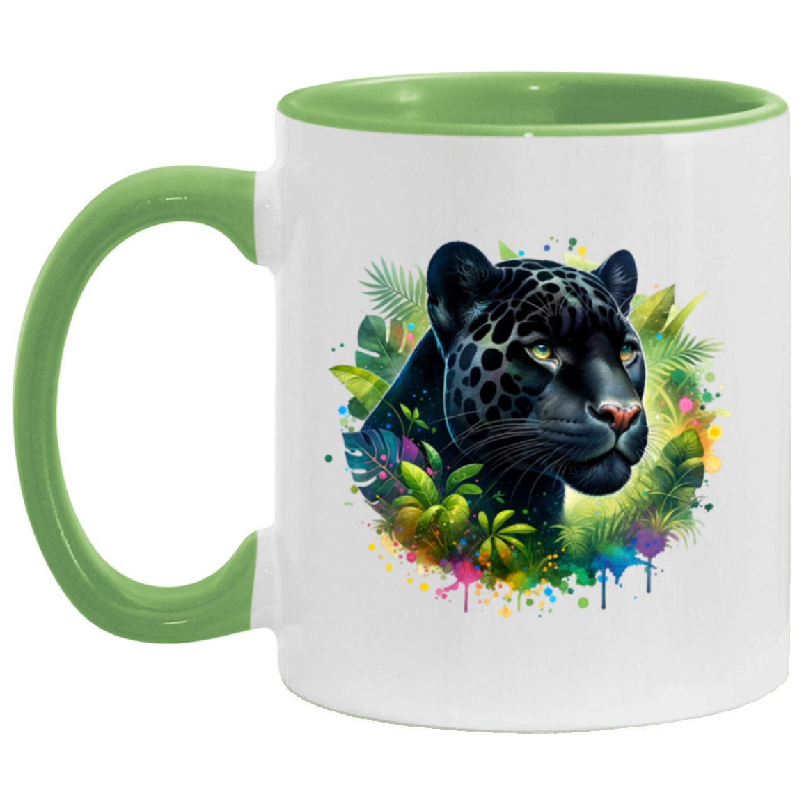 Melanistic Leopard - Mugs