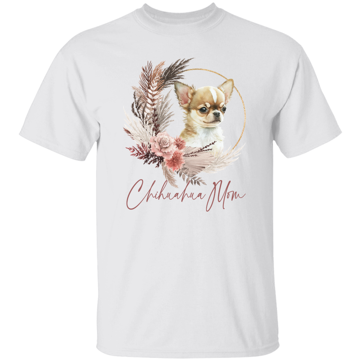 Chihuahua Mom Boho Wreath - T-shirts, Hoodies and Sweatshirts