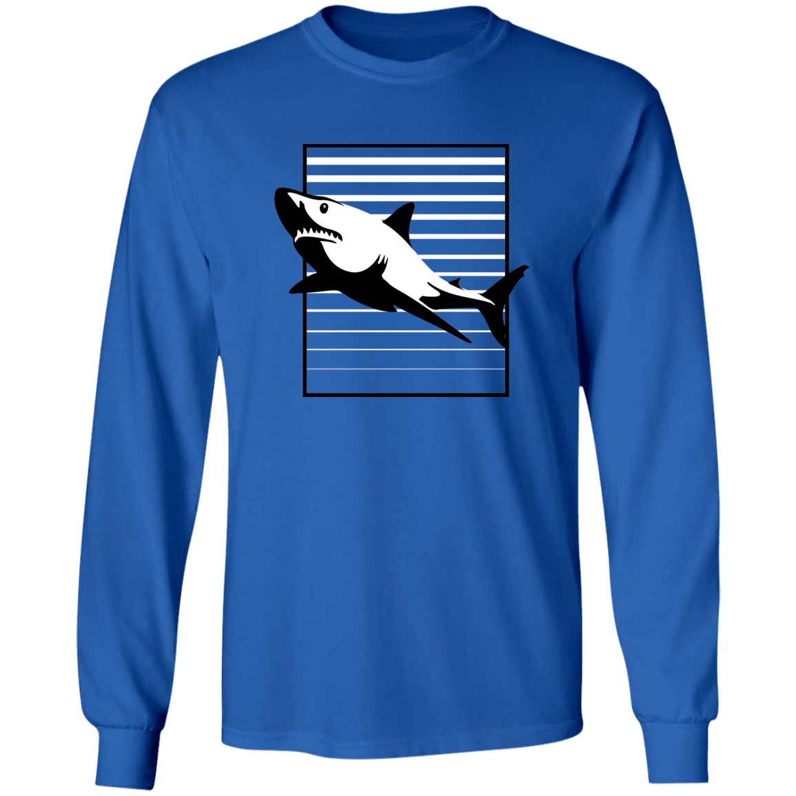 Shark Stripes Long Sleeve T-Shirt