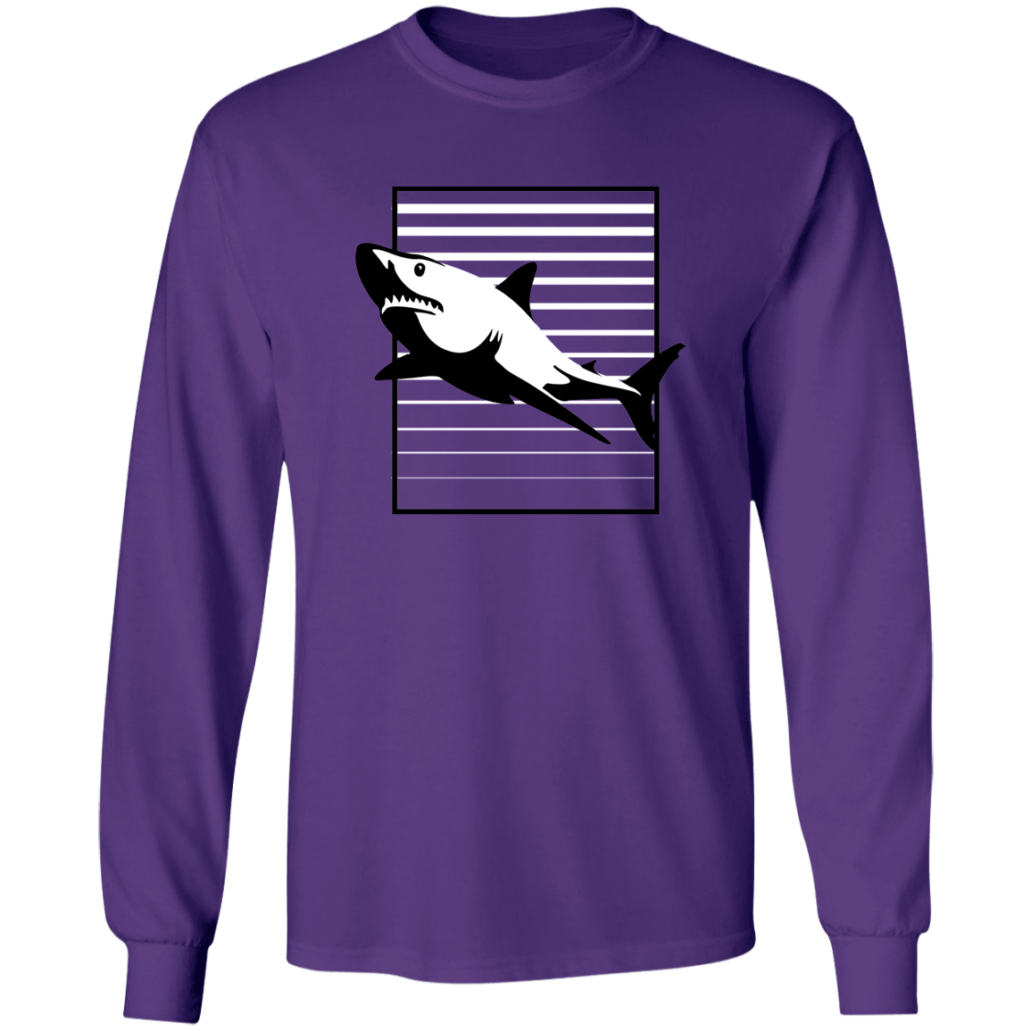 Shark Stripes Long Sleeve T-Shirt