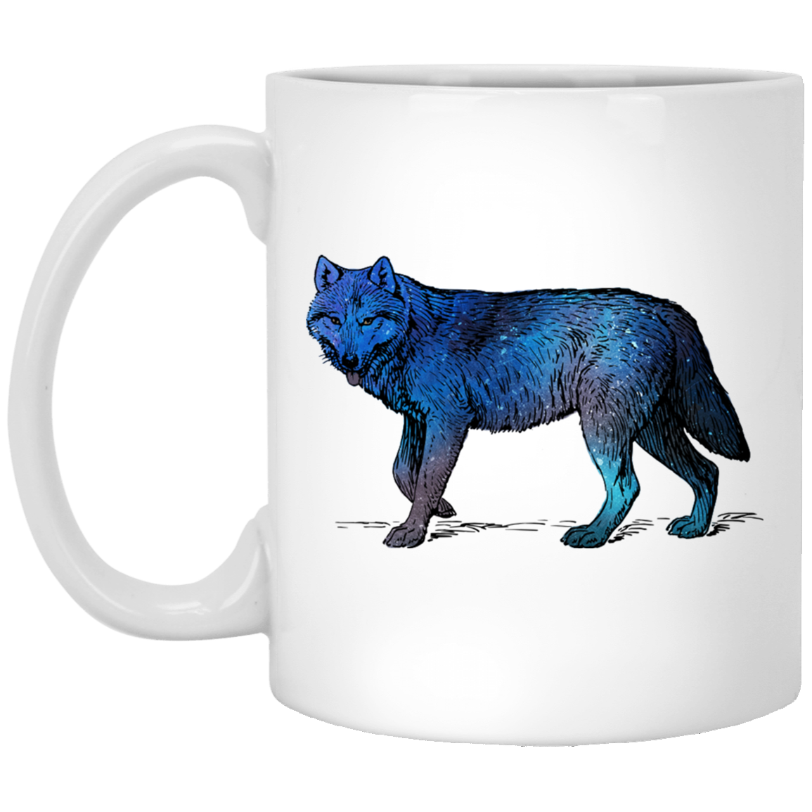Blue Wolf - Mugs