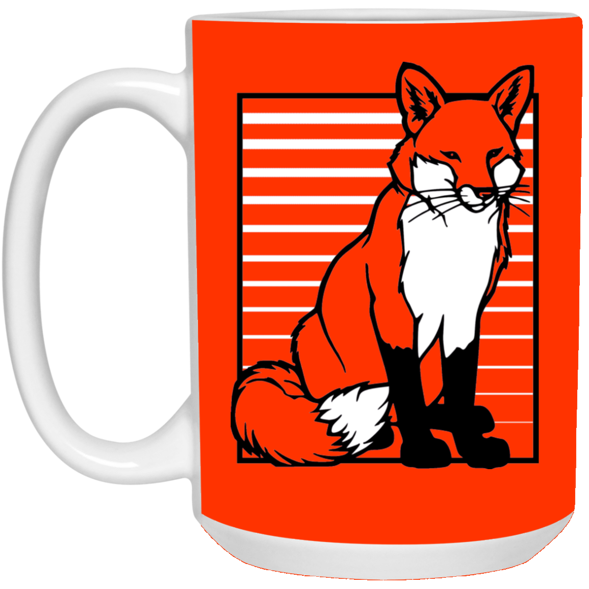 Fox Stripes - Mugs