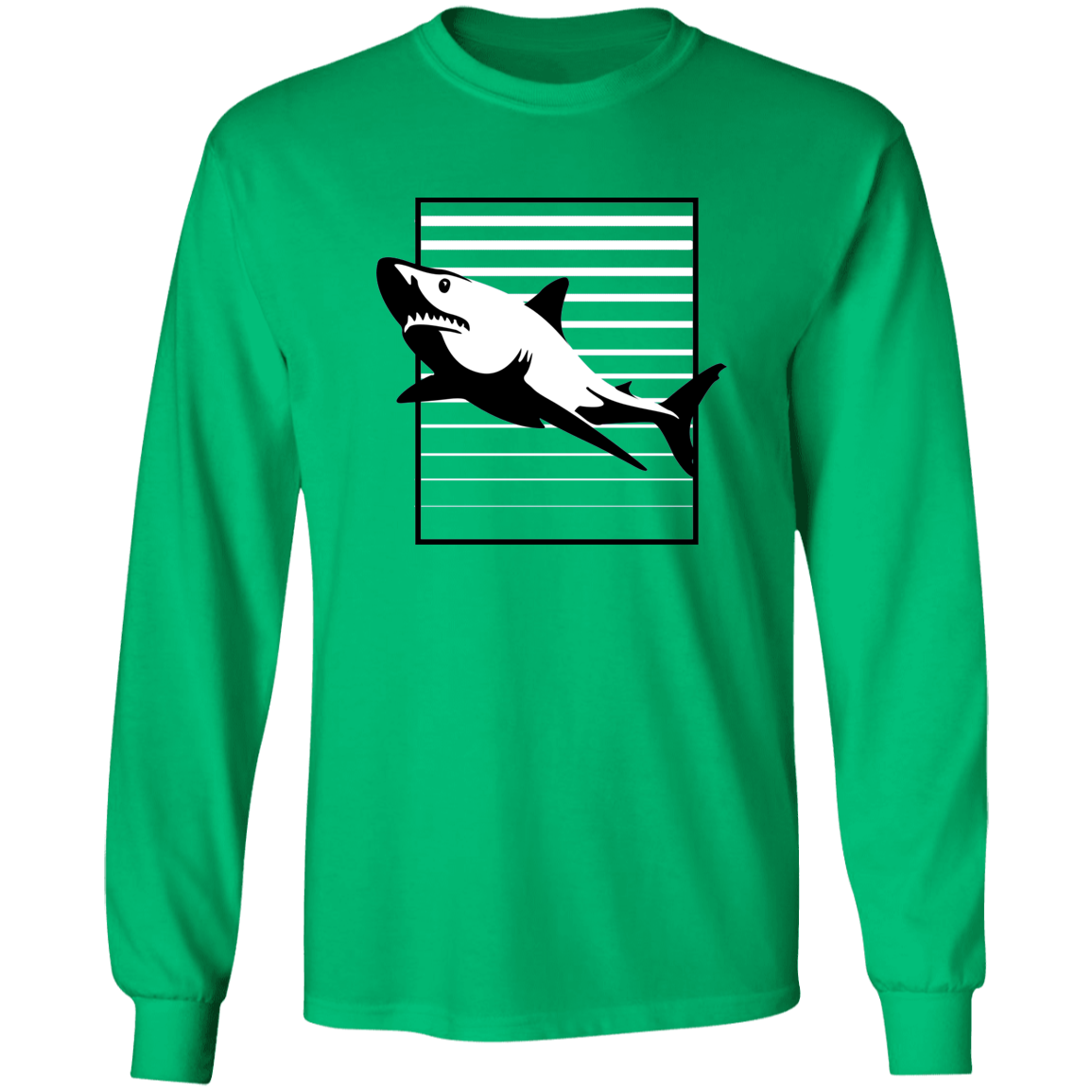 Shark Stripes Long Sleeve T-Shirt
