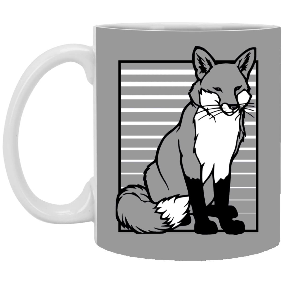 Fox Stripes - Mugs