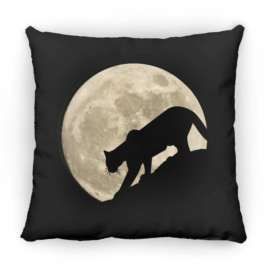 Cougar Moon - Throw Pillows