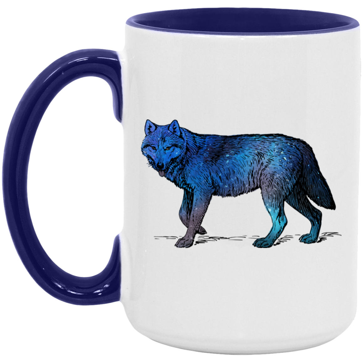 Blue Wolf - Mugs