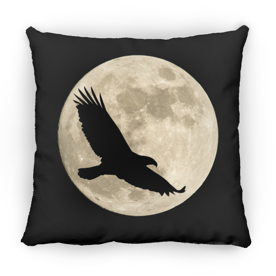Bald Eagle Moon - Throw Pillows