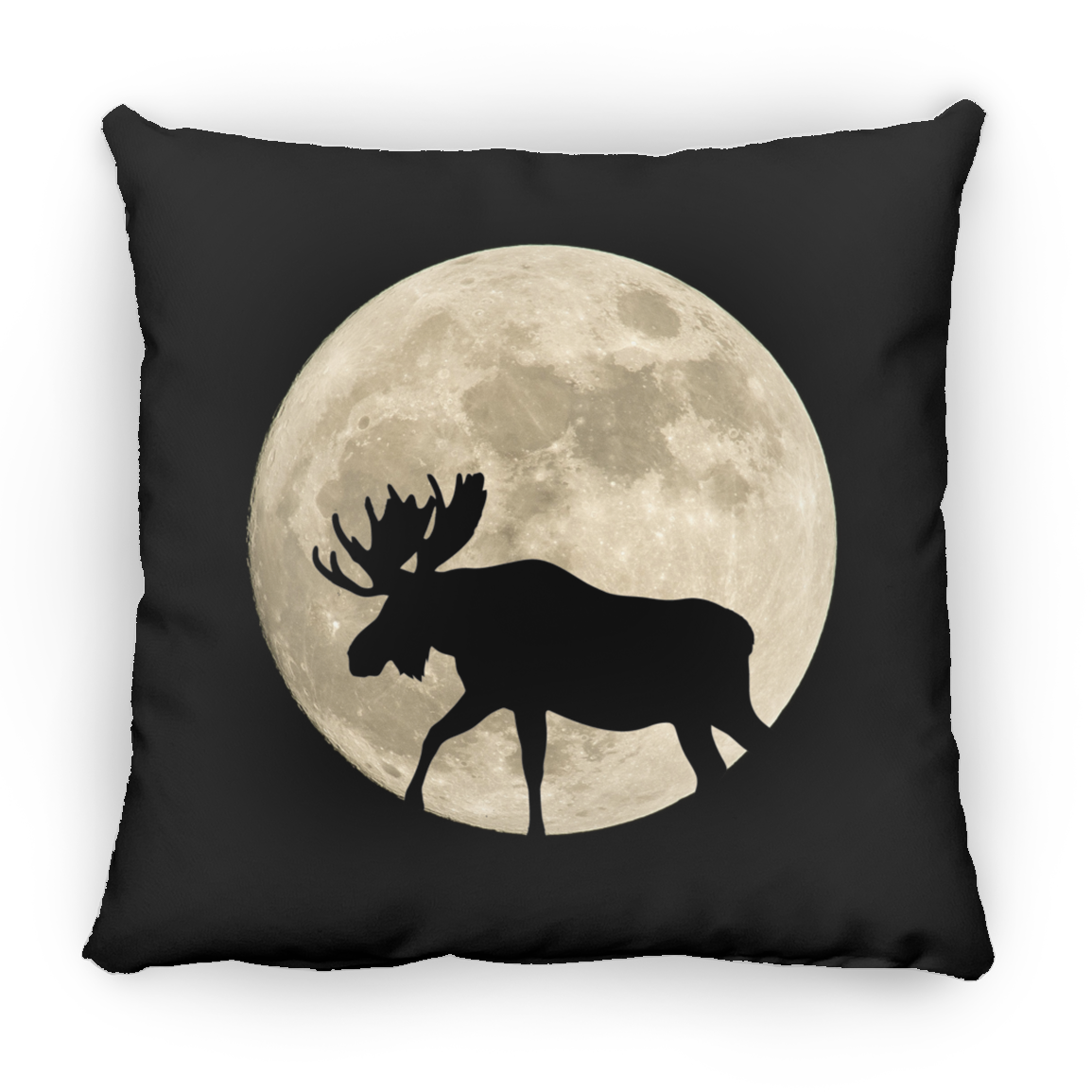 Moose Moon - Throw Pillows