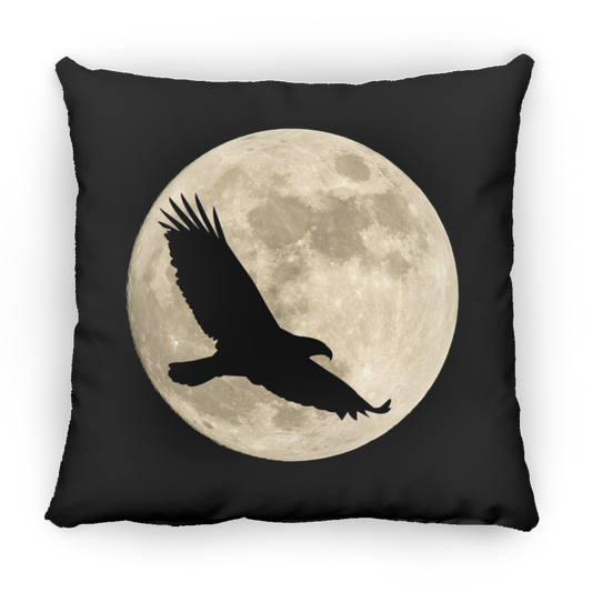 Bald Eagle Moon - Throw Pillows