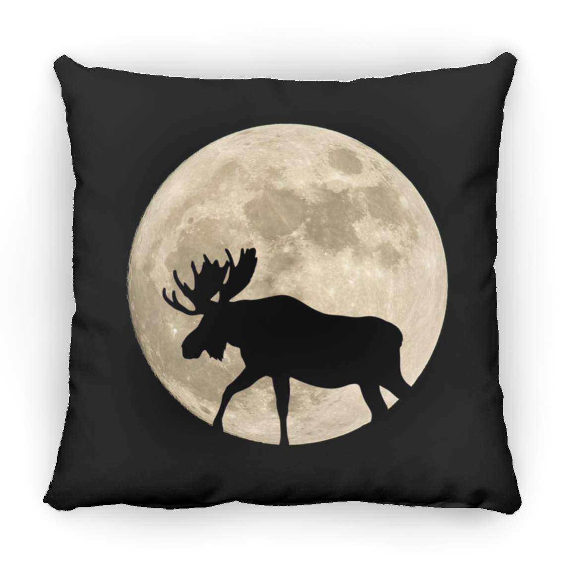Moose Moon - Throw Pillows