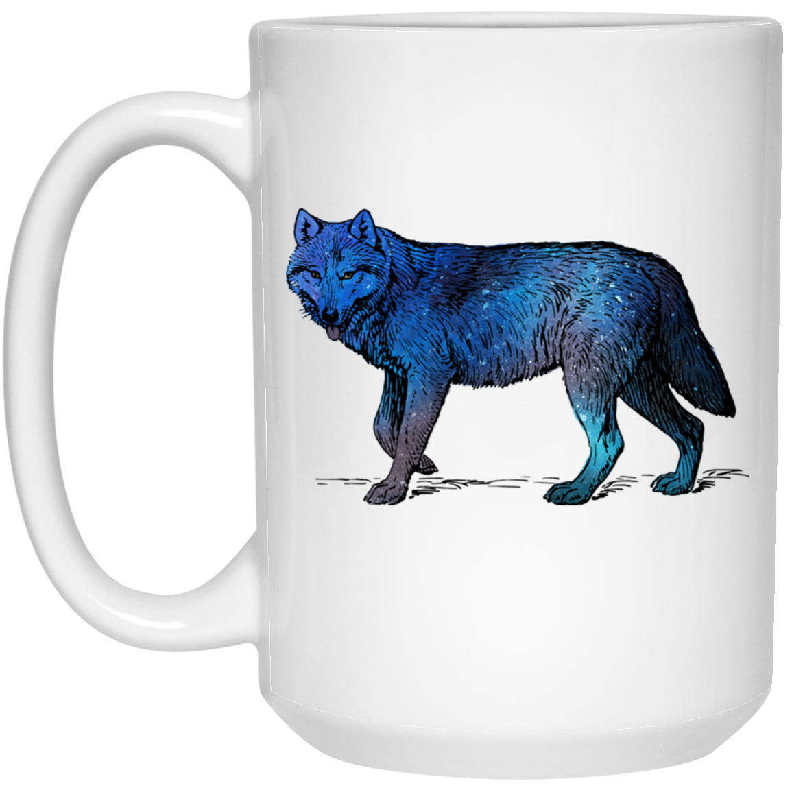 Blue Wolf - Mugs