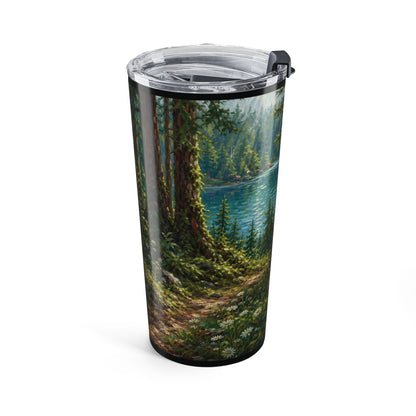 Sasquatch Forest 20oz Tumbler — Bigfoot Nature Travel Mug