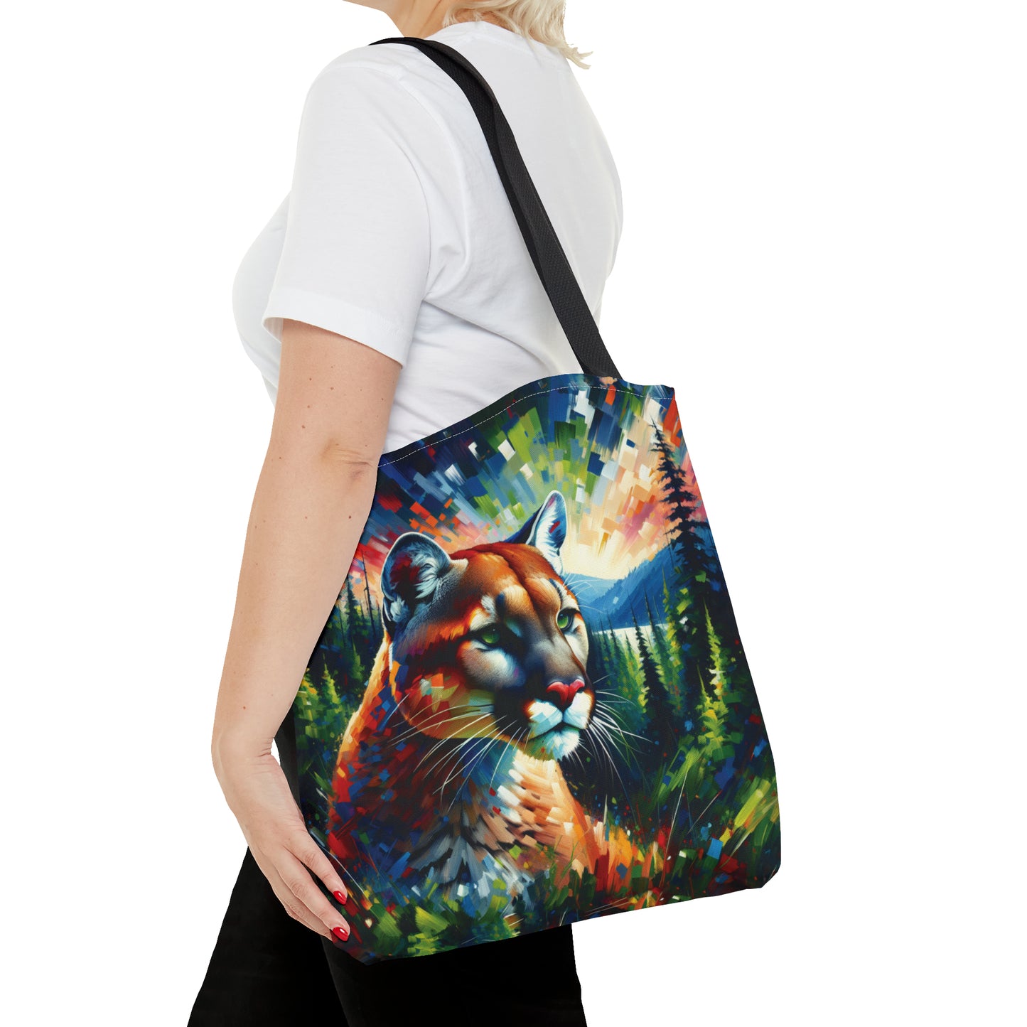 Lake Crescent Cougar - Tote Bag