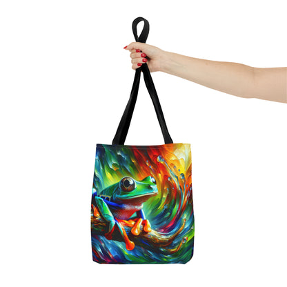 Treefrog Swirl Tote Bag