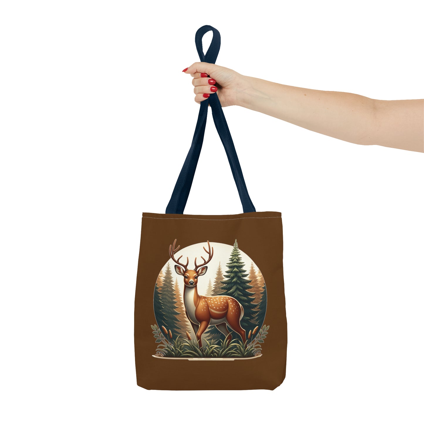 Buck in Forest - Tote Bag