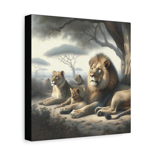 Lion's Pride Canvas Art Print