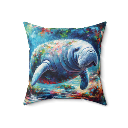 Manatee Garden - Square Pillows