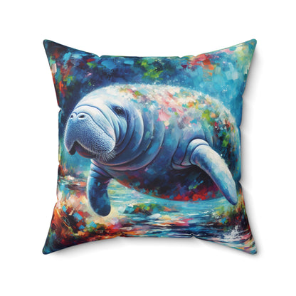 Manatee Garden - Square Pillows