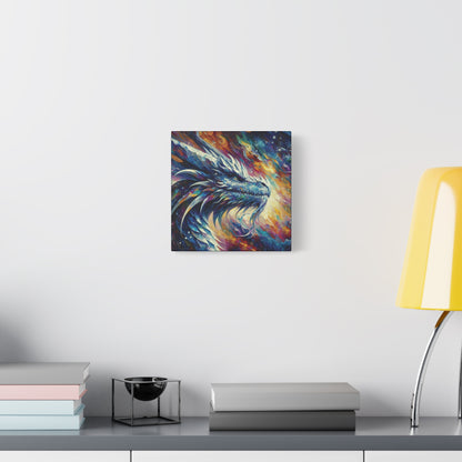 Canvas Wall Art - Opal Dragon Impressionist Art Print