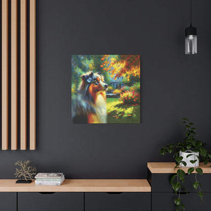 Aussie Autumn Impressionist Canvas Art Print