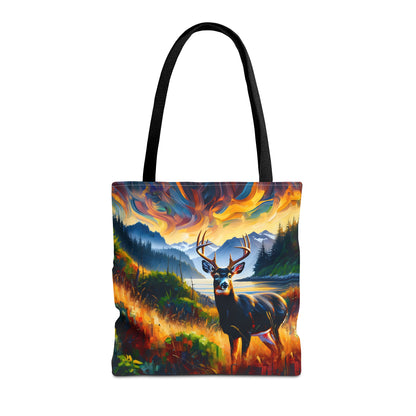 Black Tail Buck in Olympic National Park - Tote Bag