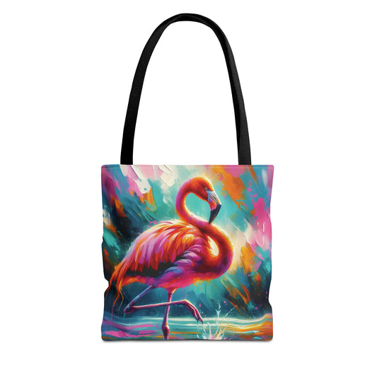 Lone Flamingo - Tote Bag