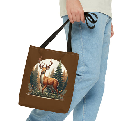 Buck in Forest - Tote Bag