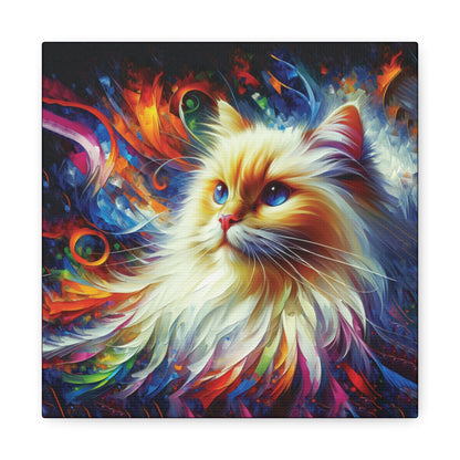 Canvas Print - Flame Point Siamese Cat